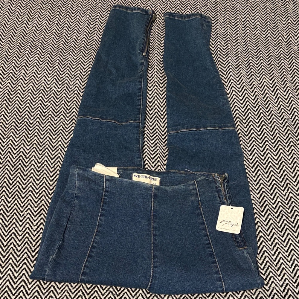 We The Free Dark Blue Skinny Jeans | Sz 24